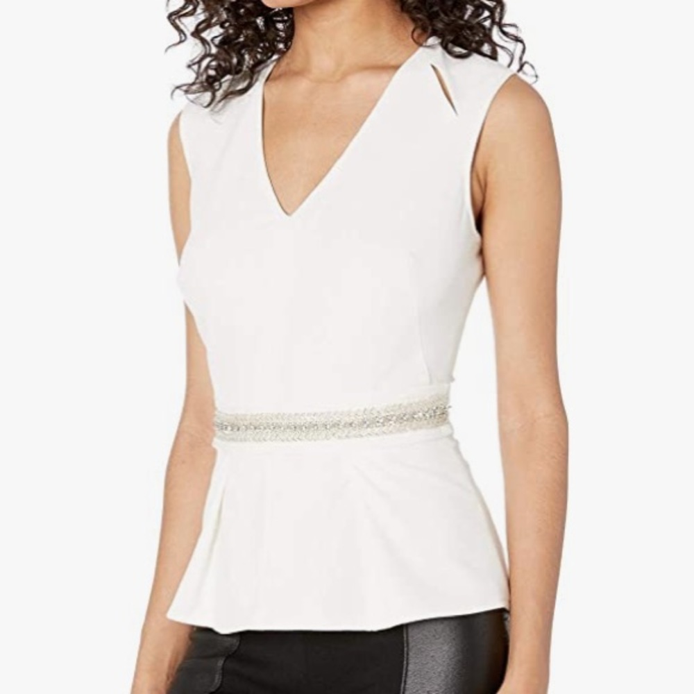 Bebe Peplum Top